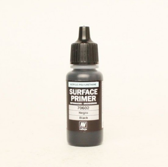 Acrylic Polyurethane - Black Surface Primer 17ml Acrylic Polyurethane - Black Surface Primer 17ml