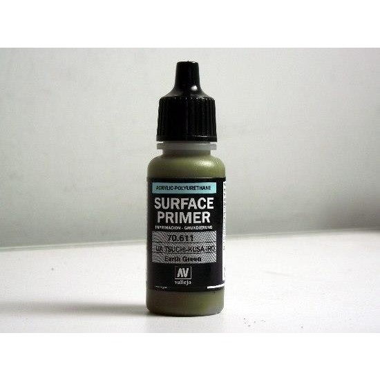 Acrylic Polyurethane - IJA Tsuchi-Kusa-Giro (Earth Green) Surface Primer 17ml Acrylic Polyurethane - IJA Tsuchi-Kusa-Giro (Earth Green) Surface Primer 17ml