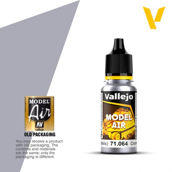 Model Air Acrylic Paint - Chrome (Metallic) 17ml Model Air Acrylic Paint - Chrome (Metallic) 17ml