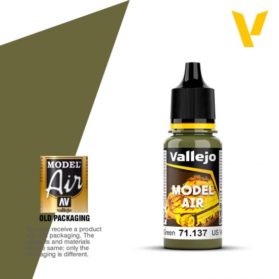 Model Air Acrylic Paint - US Light Green 17ml Model Air Acrylic Paint - US Light Green 17ml