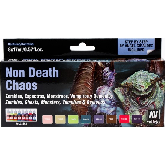 Game Colour Paint Set - Non Death Chaos (8 x 17ml) Game Colour Paint Set - Non Death Chaos (8 x 17ml)