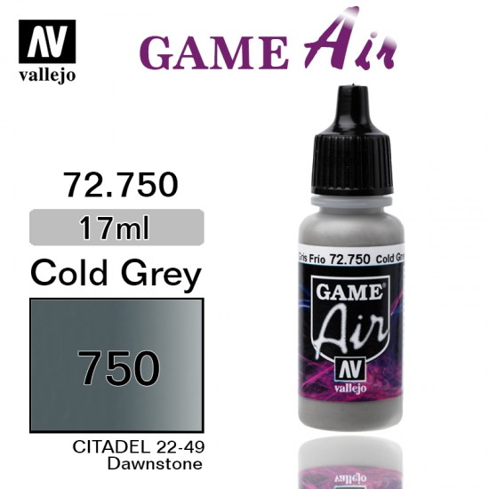 Game Air Acrylic Paint - Cold Grey 17ml Game Air Acrylic Paint - Cold Grey 17ml