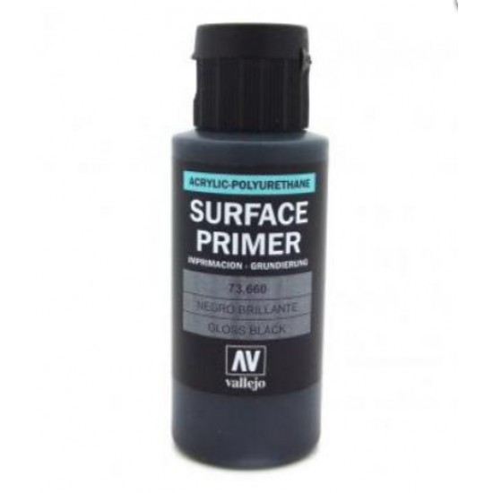Acrylic Polyurethane - Gloss Black Surface Primer 60ml Acrylic Polyurethane - Gloss Black Surface Primer 60ml