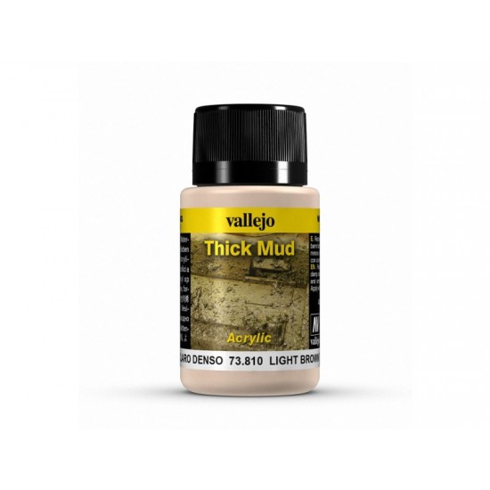 Weathering Effects - Light Brown Thick Mud 40ml Weathering Effects - Light Brown Thick Mud 40ml
