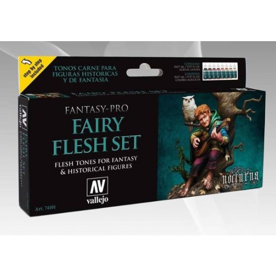 Fairy Flesh Fantasy-Pro Nocturna Paint Set (8 x 17ml) Fairy Flesh Fantasy-Pro Nocturna Paint Set (8 x 17ml)