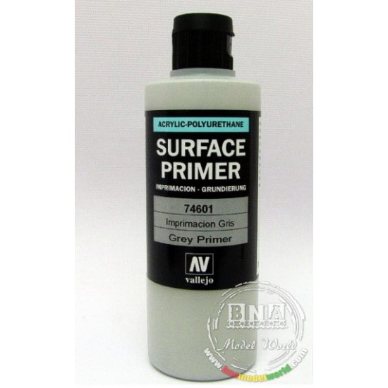 Acrylic Polyurethane - Grey Surface Primer 200ml Acrylic Polyurethane - Grey Surface Primer 200ml