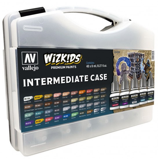 Acrylic Paint Set - Wizkids Intermediate Case (40x 8ml/0.27fl.oz.) Acrylic Paint Set - Wizkids Intermediate Case (40x 8ml/0.27fl.oz.)