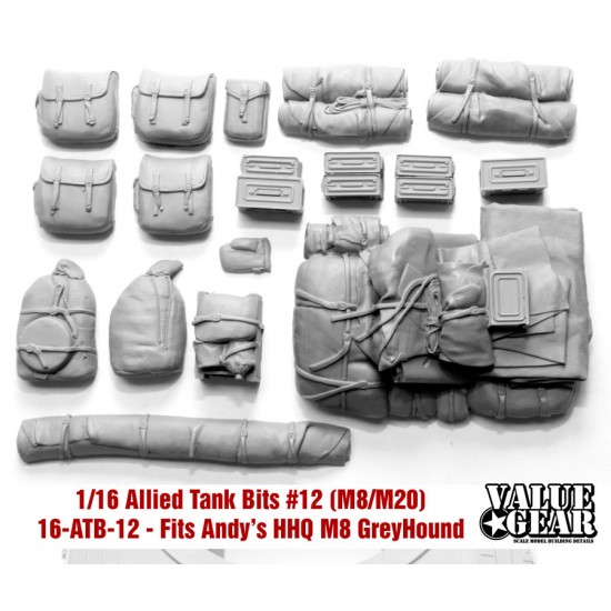 1/16 M8 Greyhound/M20 Allied Tank Bits #12 for Andys Hobby Headquarters 1/16 M8 Greyhound/M20 Allied Tank Bits #12 for Andys Hobby Headquarters
