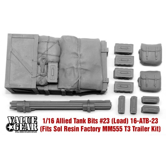 1/16 Trailer Load for Sol Resin Factory T-3 #MM555 - Allied Tank Bits #23 1/16 Trailer Load for Sol Resin Factory T-3 #MM555 - Allied Tank Bits #23