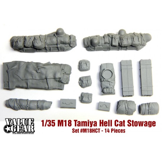 1/35 Allied Tank M18 Stowage Set for Tamiya Kits 1/35 Allied Tank M18 Stowage Set for Tamiya Kits
