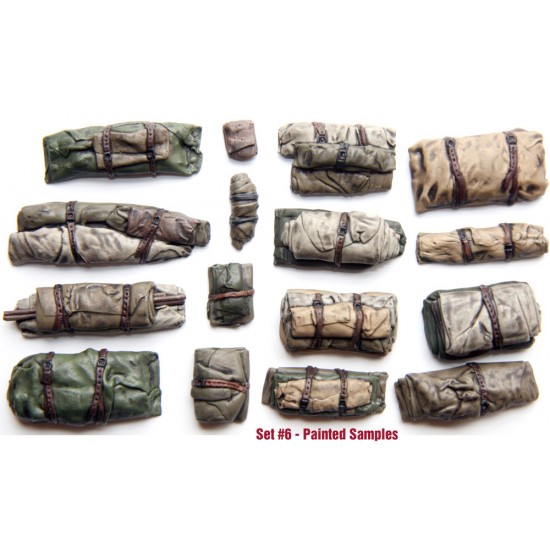 1/35 Universal / Generic Tents & Tarps Set (16pcs) #6 1/35 Universal / Generic Tents & Tarps Set (16pcs) #6