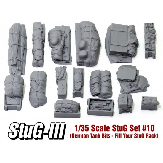 1/35 German StuG Stowage Set #10 (16pcs) 1/35 German StuG Stowage Set #10 (16pcs)