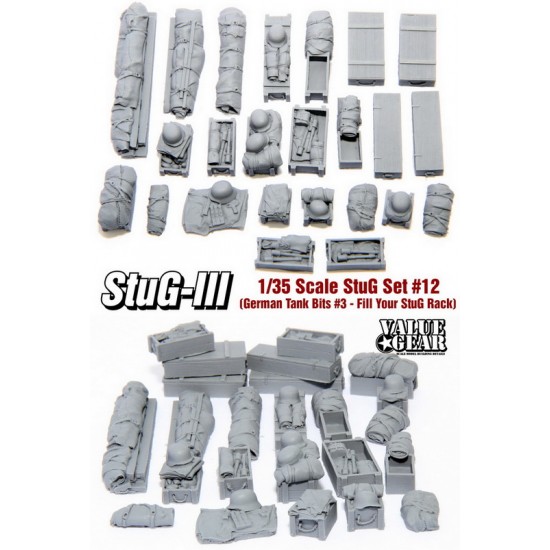 1/35 German StuG III & IV Tank Bits #3 (24pcs) 1/35 German StuG III & IV Tank Bits #3 (24pcs)