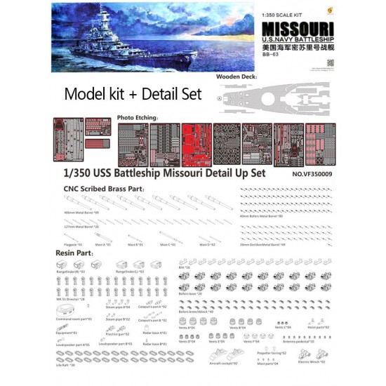 1/350 US Navy Battleship BB-63 Missouri [Deluxe Edition]