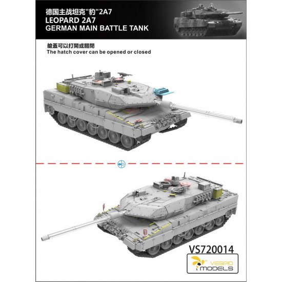 1/72 German Leopard 2A7 Main Battle Tank 1/72 German Leopard 2A7 Main Battle Tank
