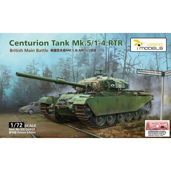 1/72 British Centurion Tank Mk.5/1-4.RTR with 3D Print Gun Mantlet Canvas Cover 1/72 British Centurion Tank Mk.5/1-4.RTR with 3D Print Gun Mantlet Canvas Cover
