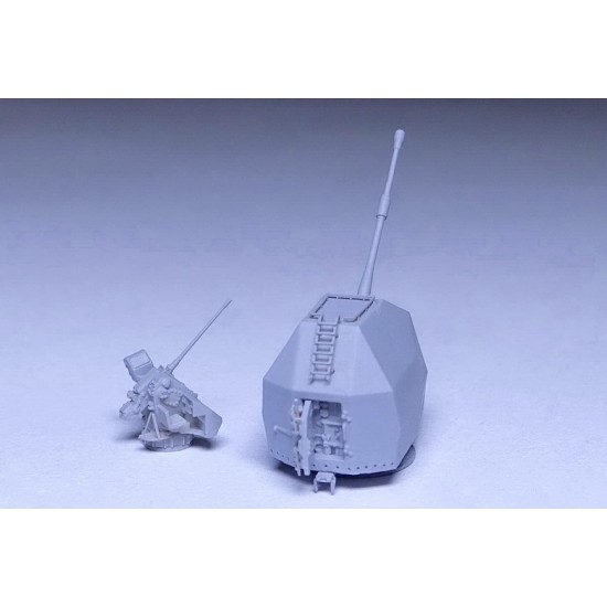1/350 British Naval MK-8 Mod-1 4.5 Gun (1pc) & 30mm DS30M MK-2 Gun (2pcs) 1/350 British Naval MK-8 Mod-1 4.5 Gun (1pc) & 30mm DS30M MK-2 Gun (2pcs)