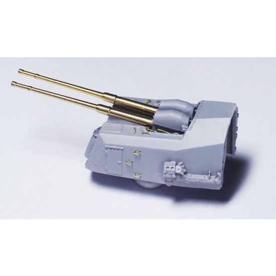 1/200 Kriegsamrine 10.5cm Sk C/33 Guns in C/31 Mount for DKM Bismarck/Tirpitz 1/200 Kriegsamrine 10.5cm Sk C/33 Guns in C/31 Mount for DKM Bismarck/Tirpitz