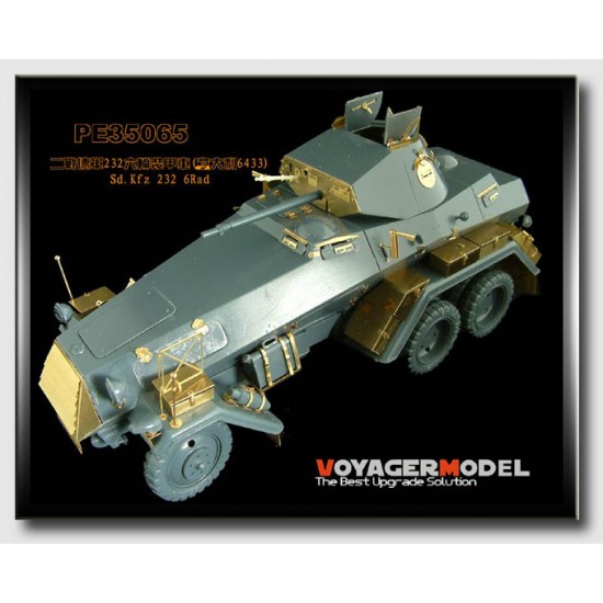 Upgrade Set for 1/35 SdKfz.232 6 Rad for Italeri kit #6433 Upgrade Set for 1/35 SdKfz.232 6 Rad for Italeri kit #6433