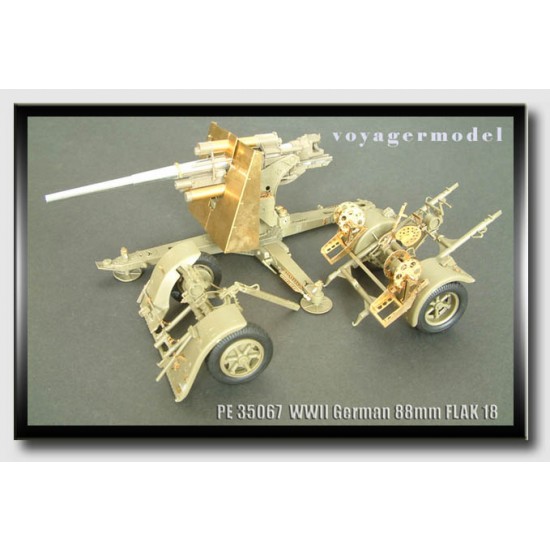 Upgrade Set for 1/35 WWII German 88mm Flakvierling 18 for AFV Club kit #35088 Upgrade Set for 1/35 WWII German 88mm Flakvierling 18 for AFV Club kit #35088