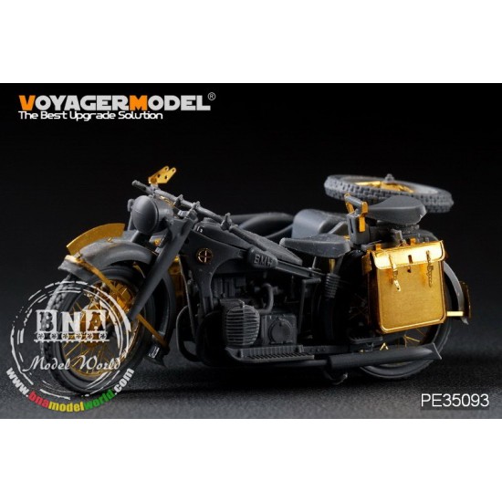 1/35 WWII German Motorcycle R-12 Detail-up Set for Zvezda kit #3607 1/35 WWII German Motorcycle R-12 Detail-up Set for Zvezda kit #3607