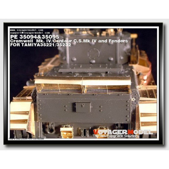 Upgrade Set for 1/35 British Cromwell Mk.IV/Centaur C.S.Mk IV for Tamiya kit Upgrade Set for 1/35 British Cromwell Mk.IV/Centaur C.S.Mk IV for Tamiya kit