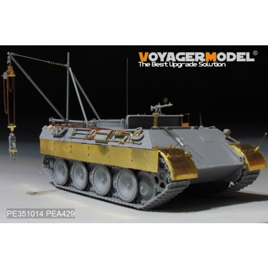 1/35 WWII German Bergepanther Ausf.D Early Basic Detail Set for Takom Model #2102 1/35 WWII German Bergepanther Ausf.D Early Basic Detail Set for Takom Model #2102