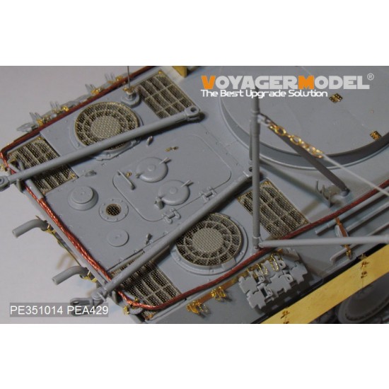 1/35 WWII German Bergepanther Ausf.D Early Basic Detail Set for Takom Model #2102 1/35 WWII German Bergepanther Ausf.D Early Basic Detail Set for Takom Model #2102