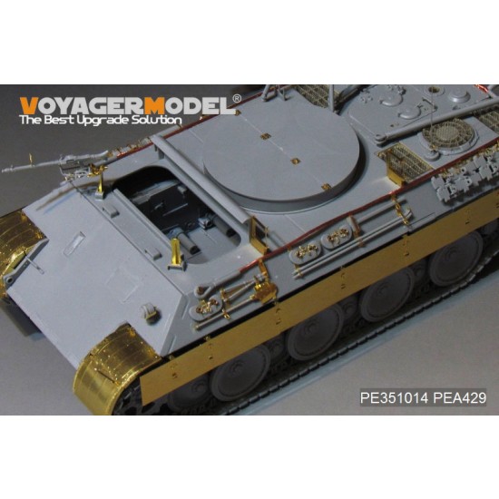 1/35 WWII German Bergepanther Ausf.D Early Basic Detail Set for Takom Model #2102 1/35 WWII German Bergepanther Ausf.D Early Basic Detail Set for Takom Model #2102