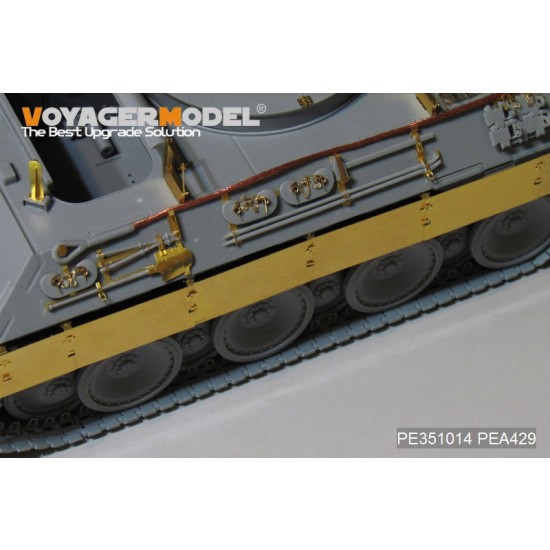 1/35 WWII German Bergepanther Ausf.D Early Basic Detail Set for Takom Model #2102 1/35 WWII German Bergepanther Ausf.D Early Basic Detail Set for Takom Model #2102