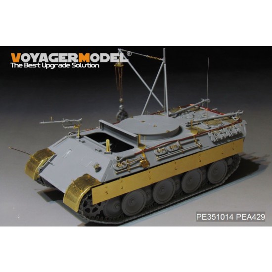 1/35 WWII German Bergepanther Ausf.D Early Basic Detail Set for Takom Model #2102 1/35 WWII German Bergepanther Ausf.D Early Basic Detail Set for Takom Model #2102