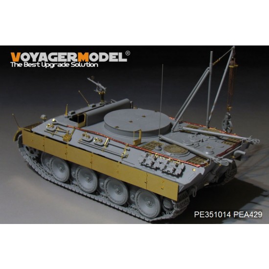 1/35 WWII German Bergepanther Ausf.D Early Basic Detail Set for Takom Model #2102 1/35 WWII German Bergepanther Ausf.D Early Basic Detail Set for Takom Model #2102