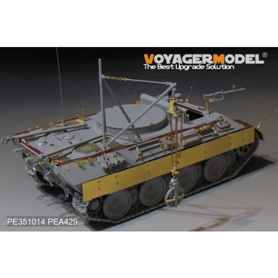 1/35 WWII German Bergepanther Ausf.D Early Basic Detail Set for Takom Model #2102 1/35 WWII German Bergepanther Ausf.D Early Basic Detail Set for Takom Model #2102