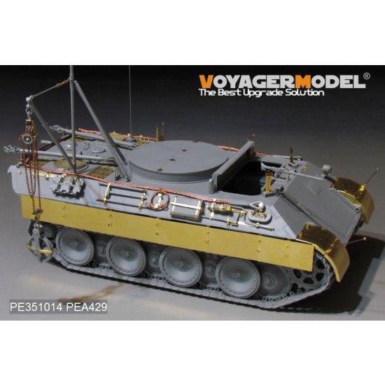 1/35 WWII German Bergepanther Ausf.D Early Basic Detail Set for Takom Model #2102 1/35 WWII German Bergepanther Ausf.D Early Basic Detail Set for Takom Model #2102