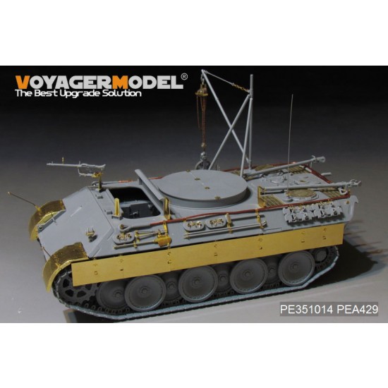 1/35 WWII German Bergepanther Ausf.D Early Basic Detail Set for Takom Model #2102 1/35 WWII German Bergepanther Ausf.D Early Basic Detail Set for Takom Model #2102