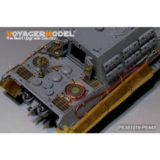 1/35 WWII German Jagdtiger Henschel Detail Set for Takom Model #8001 1/35 WWII German Jagdtiger Henschel Detail Set for Takom Model #8001