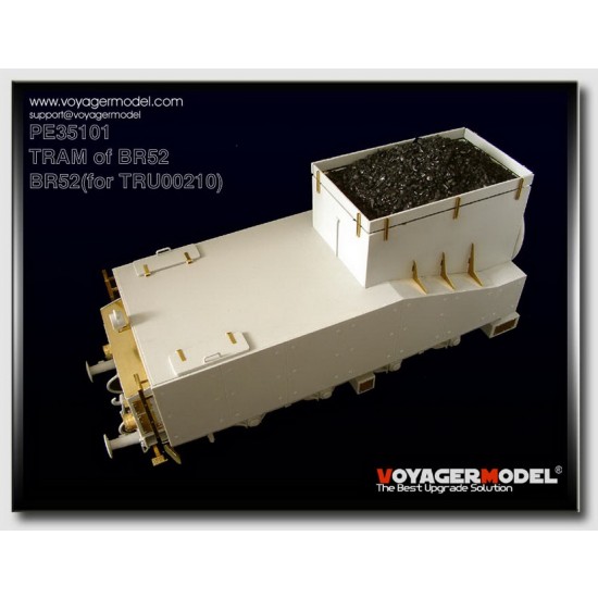 Photoetch &Coal for 1/35 Tram of Kriegslokomotive BR52 for Trumpeter kit #00210 Photoetch &Coal for 1/35 Tram of Kriegslokomotive BR52 for Trumpeter kit #00210