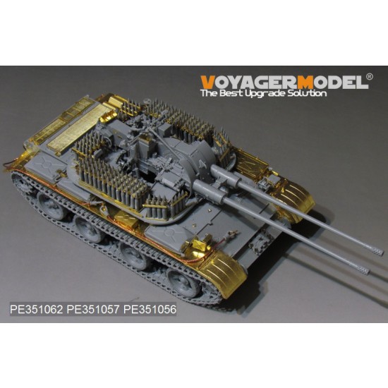 1/35 Soviet ZSU-57-2 SPAAG Turret Interior Upgrade Detail Set for Takom kit #2058 1/35 Soviet ZSU-57-2 SPAAG Turret Interior Upgrade Detail Set for Takom kit #2058