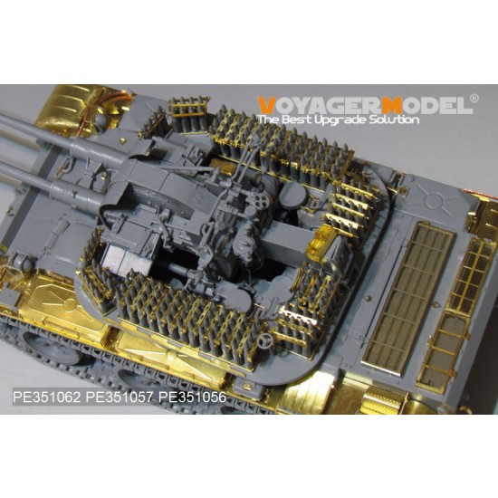 1/35 Soviet ZSU-57-2 SPAAG Turret Interior Upgrade Detail Set for Takom kit #2058 1/35 Soviet ZSU-57-2 SPAAG Turret Interior Upgrade Detail Set for Takom kit #2058