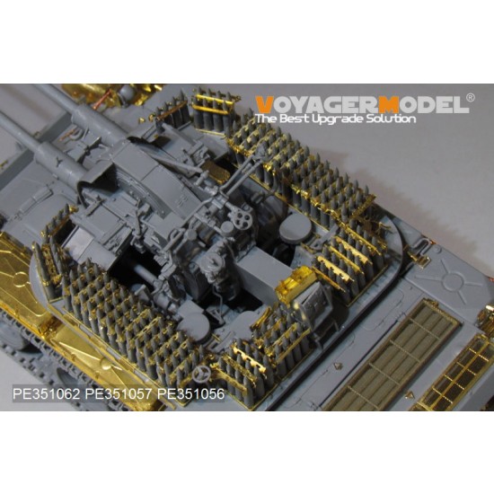 1/35 Soviet ZSU-57-2 SPAAG Turret Interior Upgrade Detail Set for Takom kit #2058 1/35 Soviet ZSU-57-2 SPAAG Turret Interior Upgrade Detail Set for Takom kit #2058