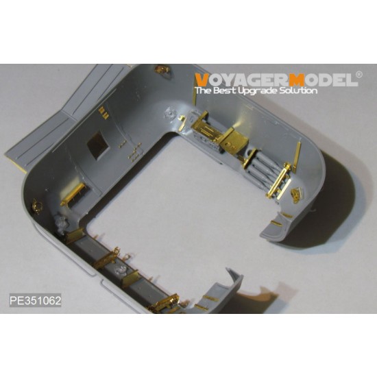1/35 Soviet ZSU-57-2 SPAAG Turret Interior Upgrade Detail Set for Takom kit #2058 1/35 Soviet ZSU-57-2 SPAAG Turret Interior Upgrade Detail Set for Takom kit #2058
