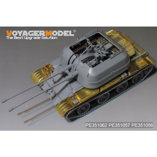 1/35 Soviet ZSU-57-2 SPAAG Turret Interior Upgrade Detail Set for Takom kit #2058 1/35 Soviet ZSU-57-2 SPAAG Turret Interior Upgrade Detail Set for Takom kit #2058