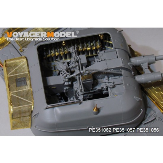 1/35 Soviet ZSU-57-2 SPAAG Turret Interior Upgrade Detail Set for Takom kit #2058 1/35 Soviet ZSU-57-2 SPAAG Turret Interior Upgrade Detail Set for Takom kit #2058