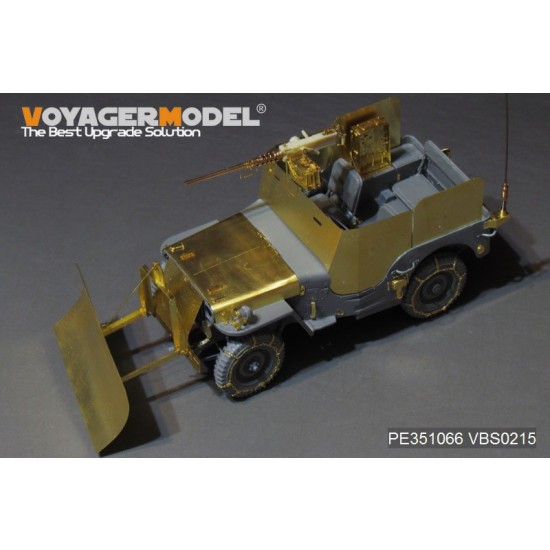1/35 WWII US Jeep Willys MB w/Add Amour Upgrade Detail Set for Takom Model #2131