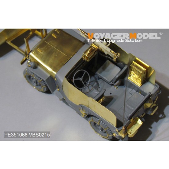 1/35 WWII US Jeep Willys MB w/Add Amour Upgrade Detail Set for Takom Model #2131 1/35 WWII US Jeep Willys MB w/Add Amour Upgrade Detail Set for Takom Model #2131