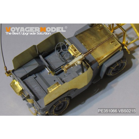 1/35 WWII US Jeep Willys MB w/Add Amour Upgrade Detail Set for Takom Model #2131 1/35 WWII US Jeep Willys MB w/Add Amour Upgrade Detail Set for Takom Model #2131