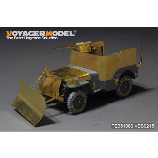 1/35 WWII US Jeep Willys MB w/Add Amour Upgrade Detail Set for Takom Model #2131 1/35 WWII US Jeep Willys MB w/Add Amour Upgrade Detail Set for Takom Model #2131
