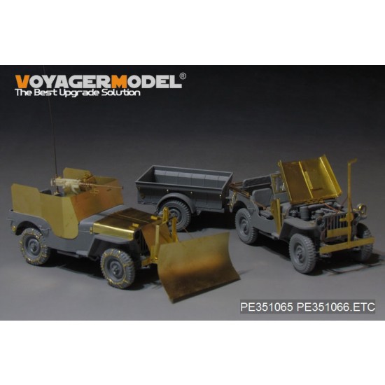 1/35 WWII US Jeep Willys MB w/Add Amour Upgrade Detail Set for Takom Model #2131 1/35 WWII US Jeep Willys MB w/Add Amour Upgrade Detail Set for Takom Model #2131