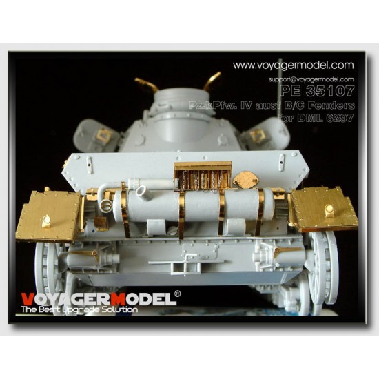 Upgrade Set for 1/35 German Panzer IV Ausf B/C for Dragon kit #6297/6291 Upgrade Set for 1/35 German Panzer IV Ausf B/C for Dragon kit #6297/6291