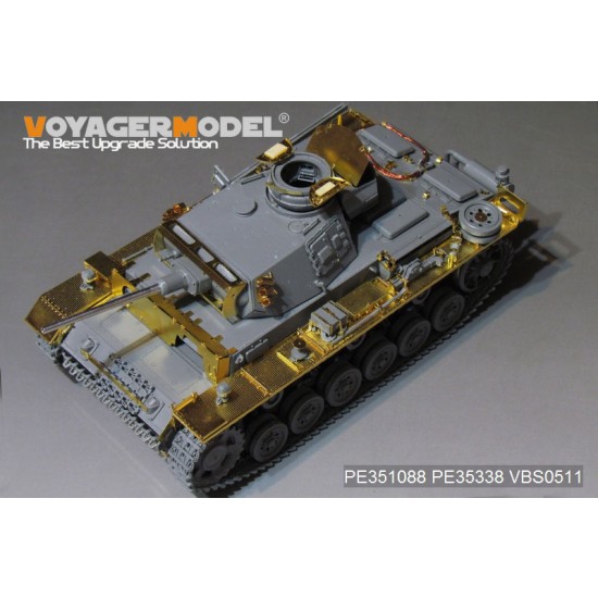 1/35 WWII German PzKPfw.III Ausf.M Basic Detail Set for Dragon 6604/05/58/6776/9015/9017 1/35 WWII German PzKPfw.III Ausf.M Basic Detail Set for Dragon 6604/05/58/6776/9015/9017